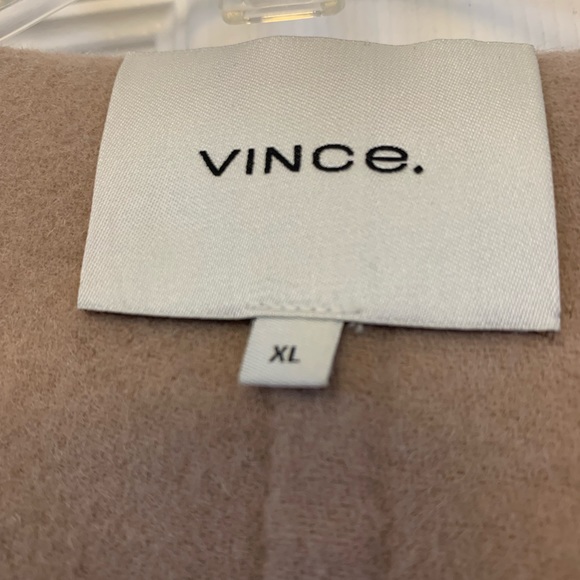 Vince Wool blend tie front hooded coat NWOT - Picture 7 of 8